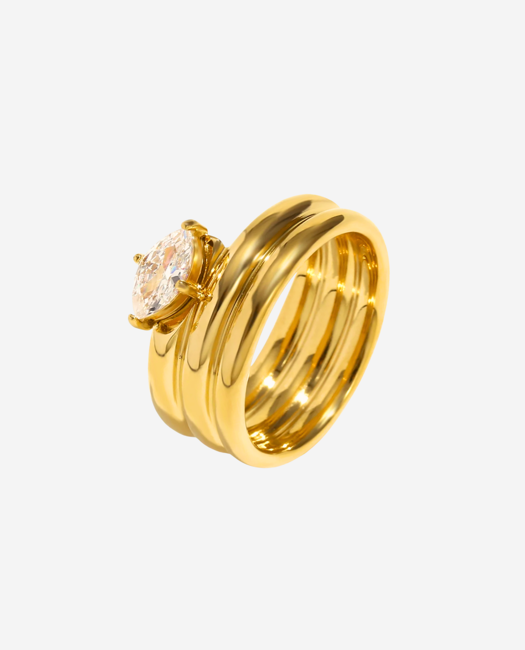 Axis Ring - Forgyldt
