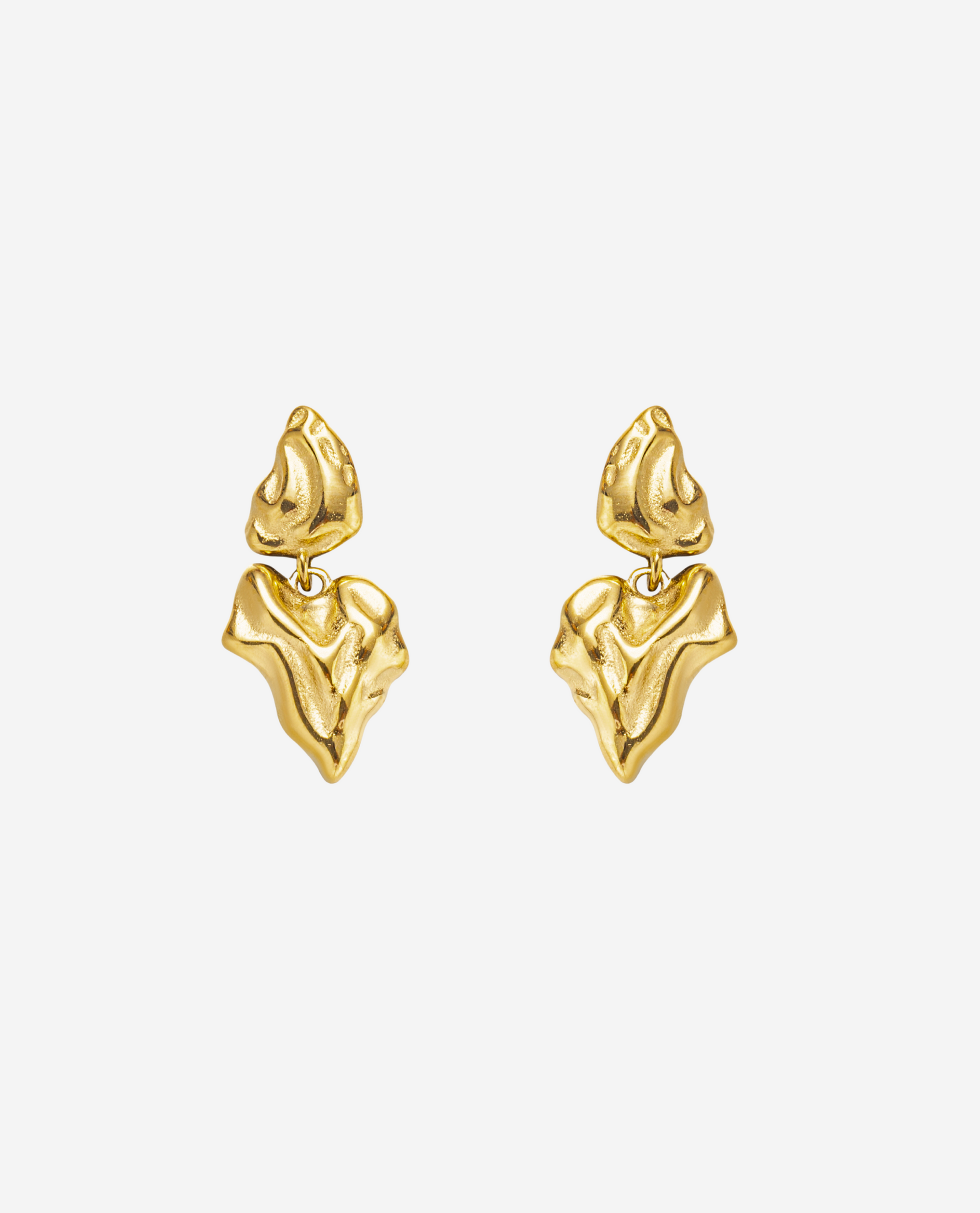 Crush Earrings - Forgyldt