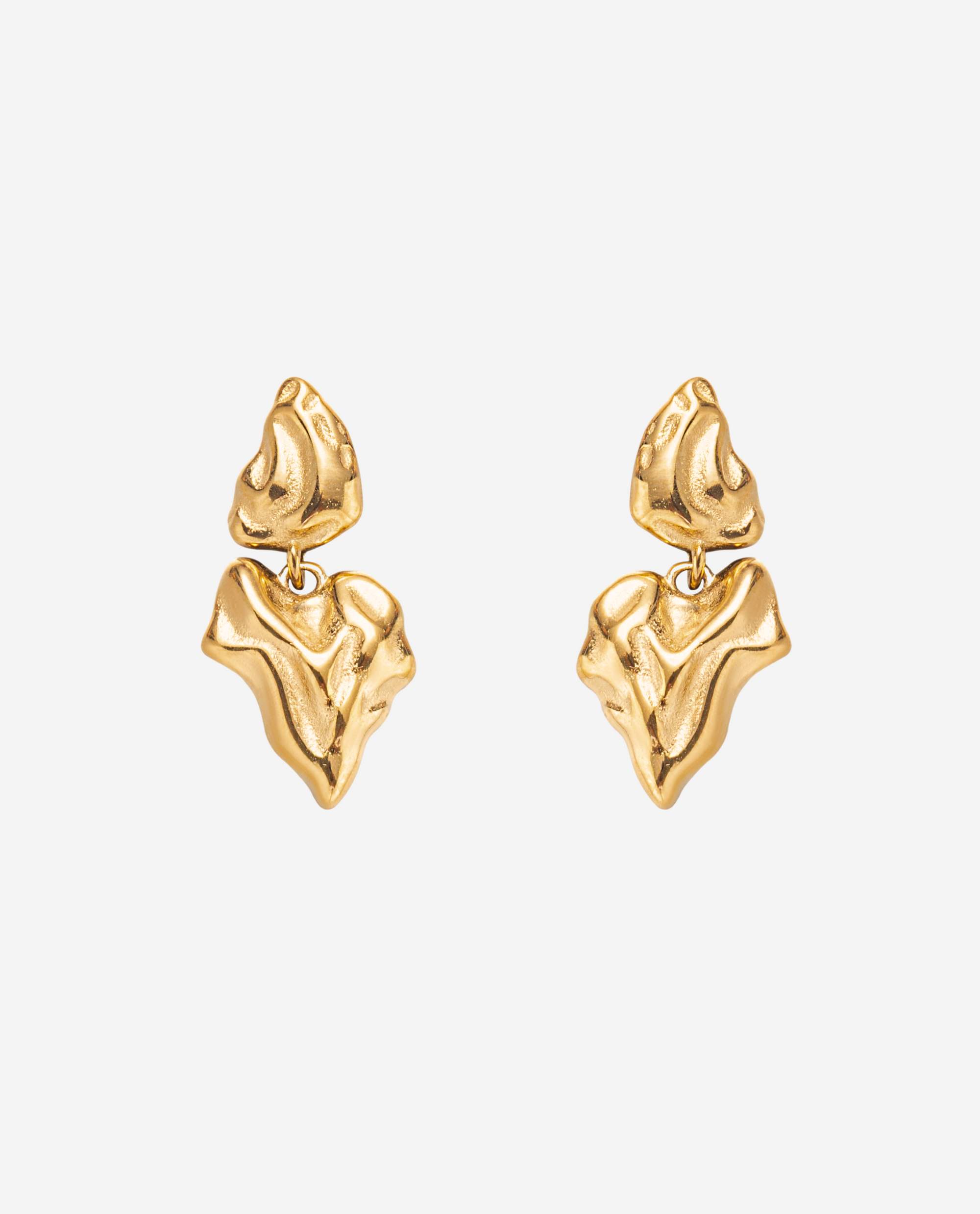 Crush Earrings - Forgyldt