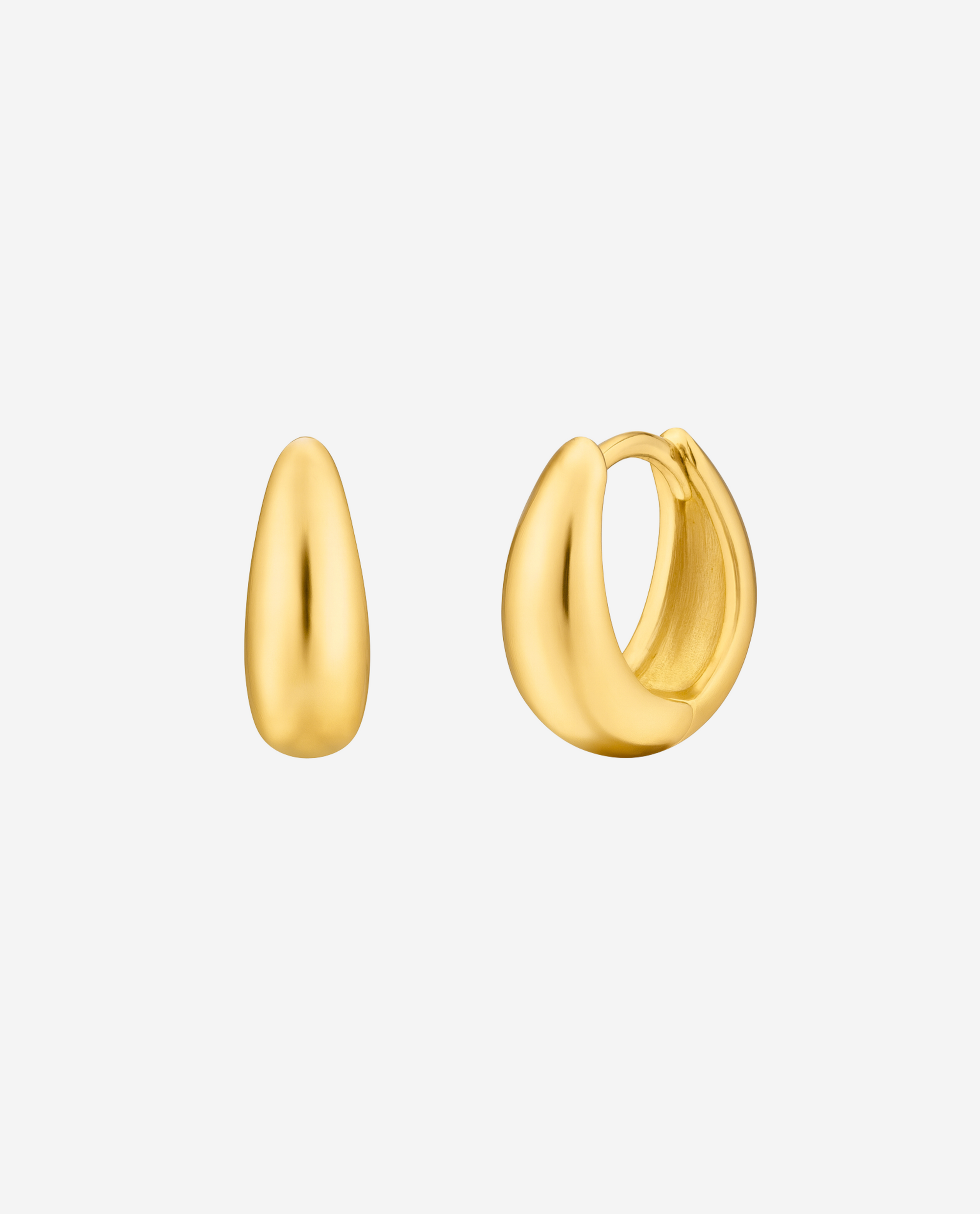 Ease Earrings S - Forgyldt