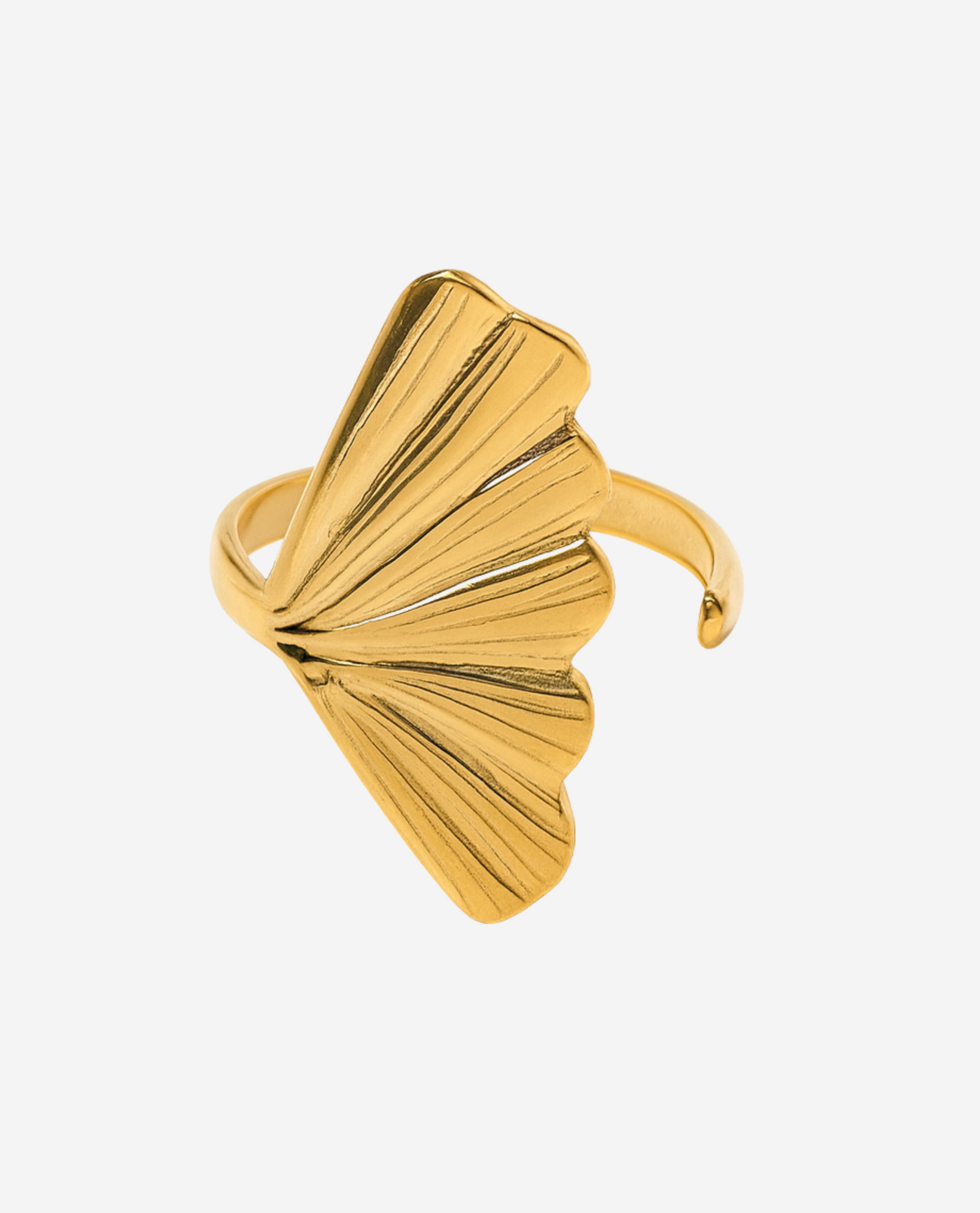 Fan Ring - Forgyldt