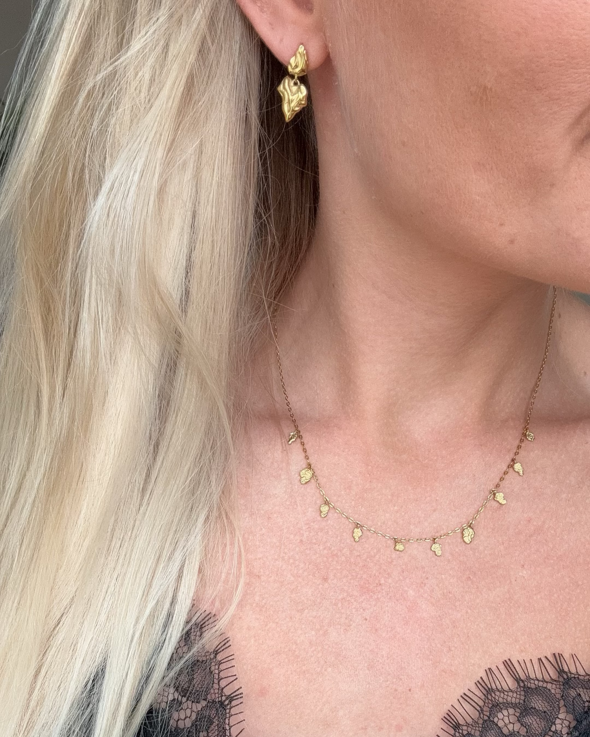 Fragment Necklace - Forgyldt