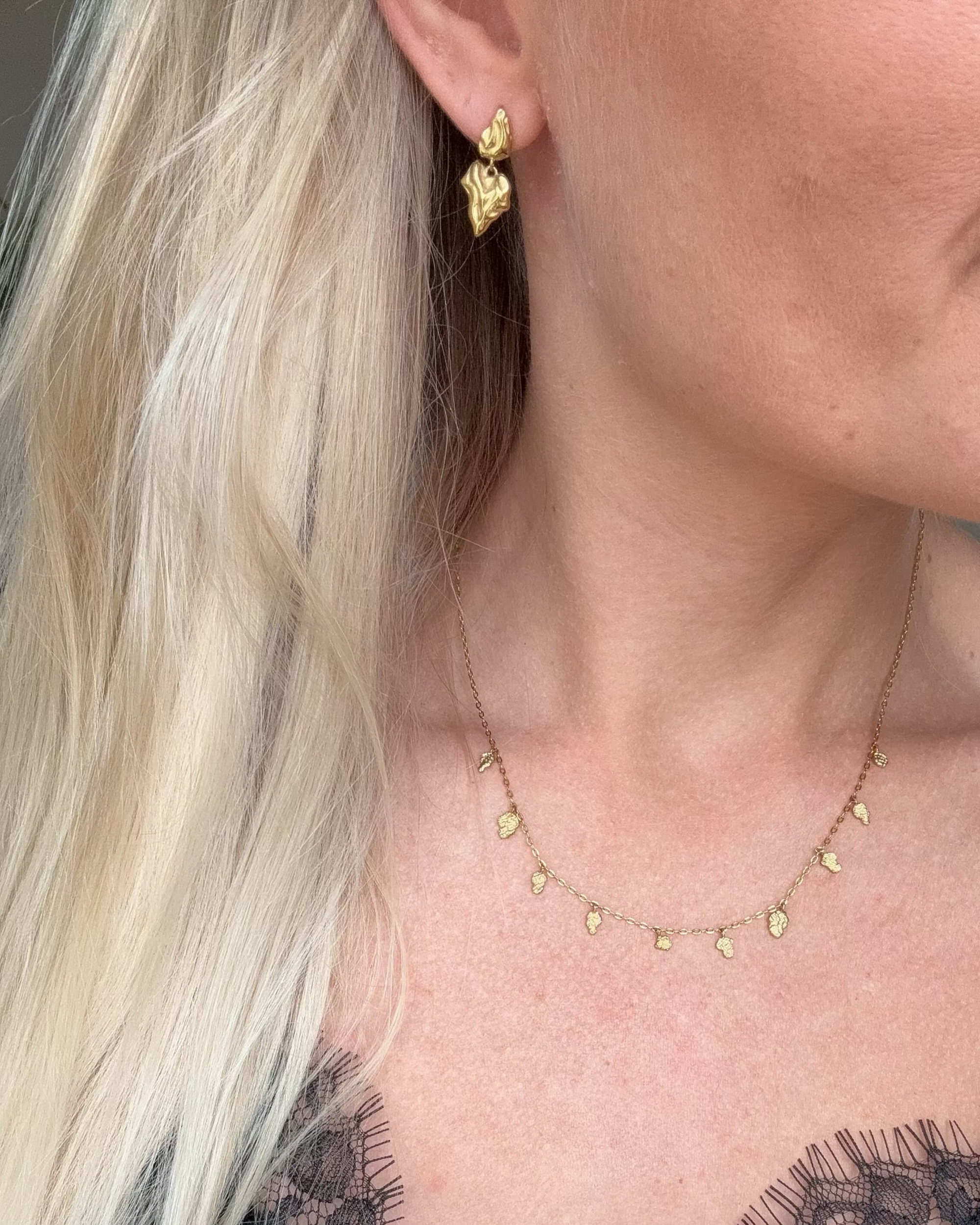 Crush Earrings - Forgyldt