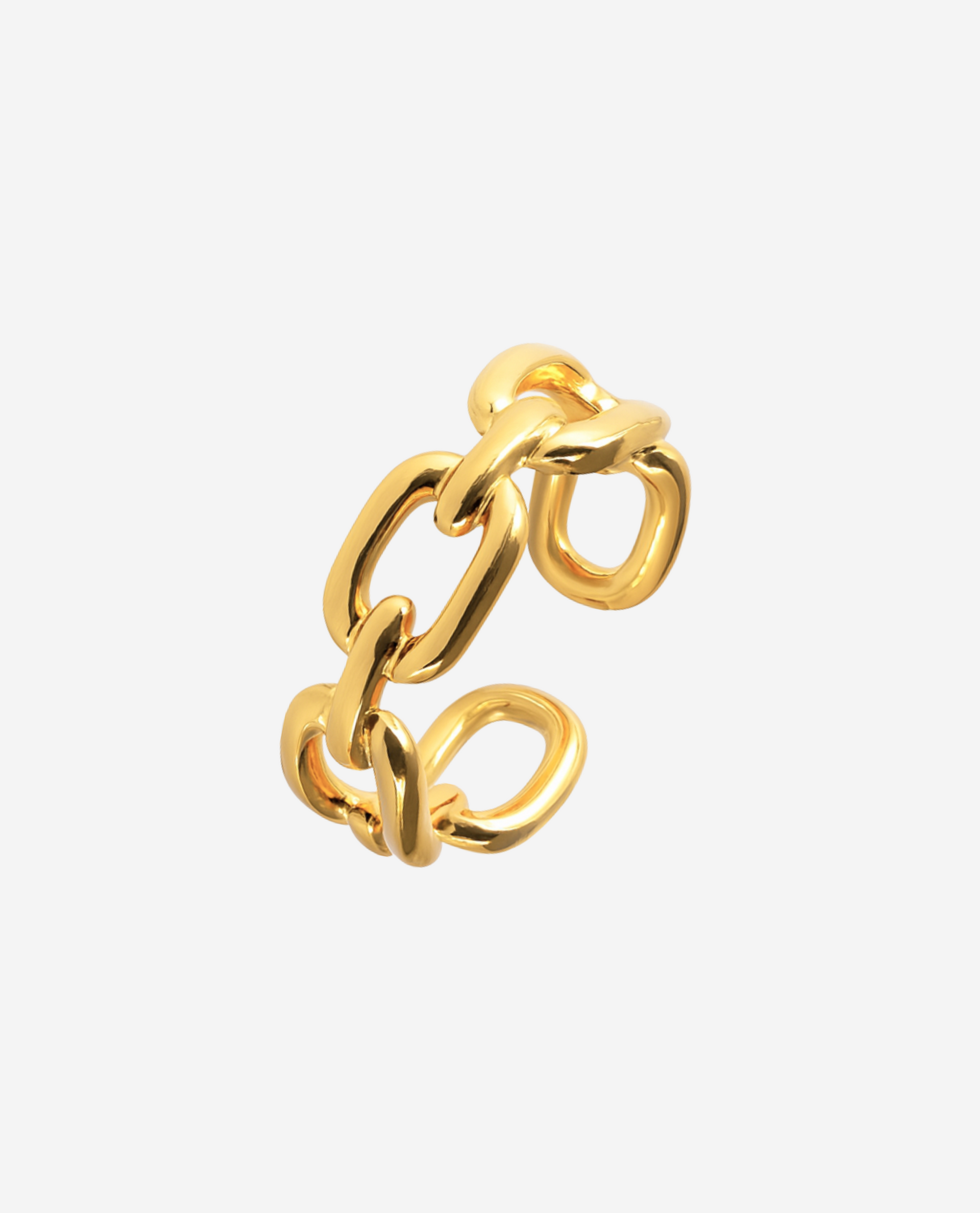 Link Ring - Forgyldt