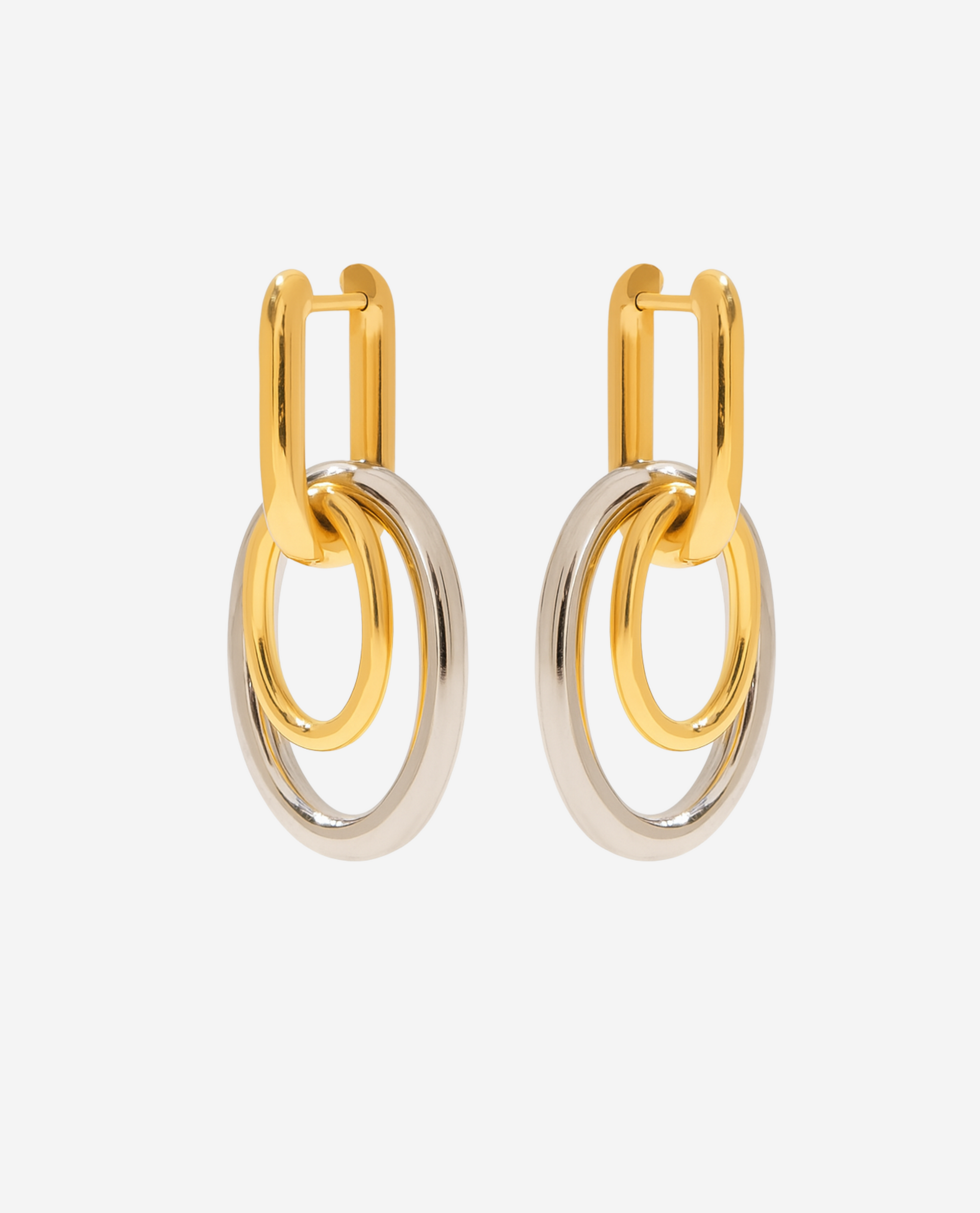 Looped Duo Earrings - Forgyldt