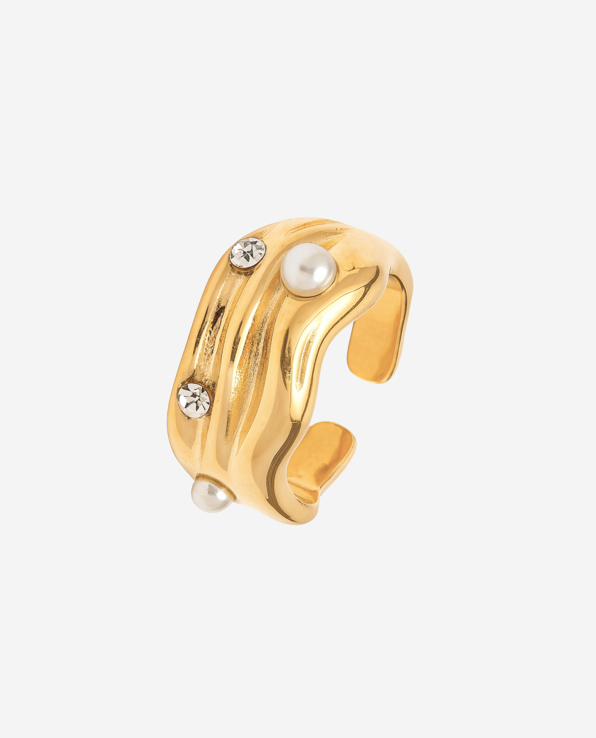 Orbit Ring - Forgyldt