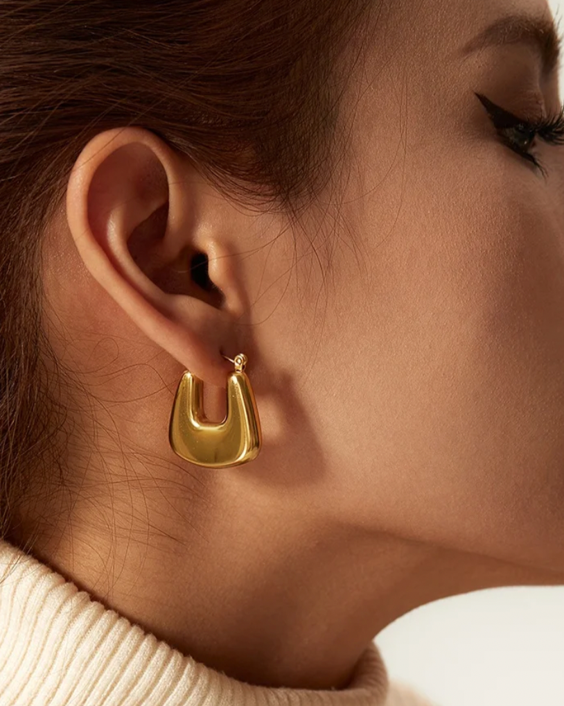 Muse Earrings - Forgyldt
