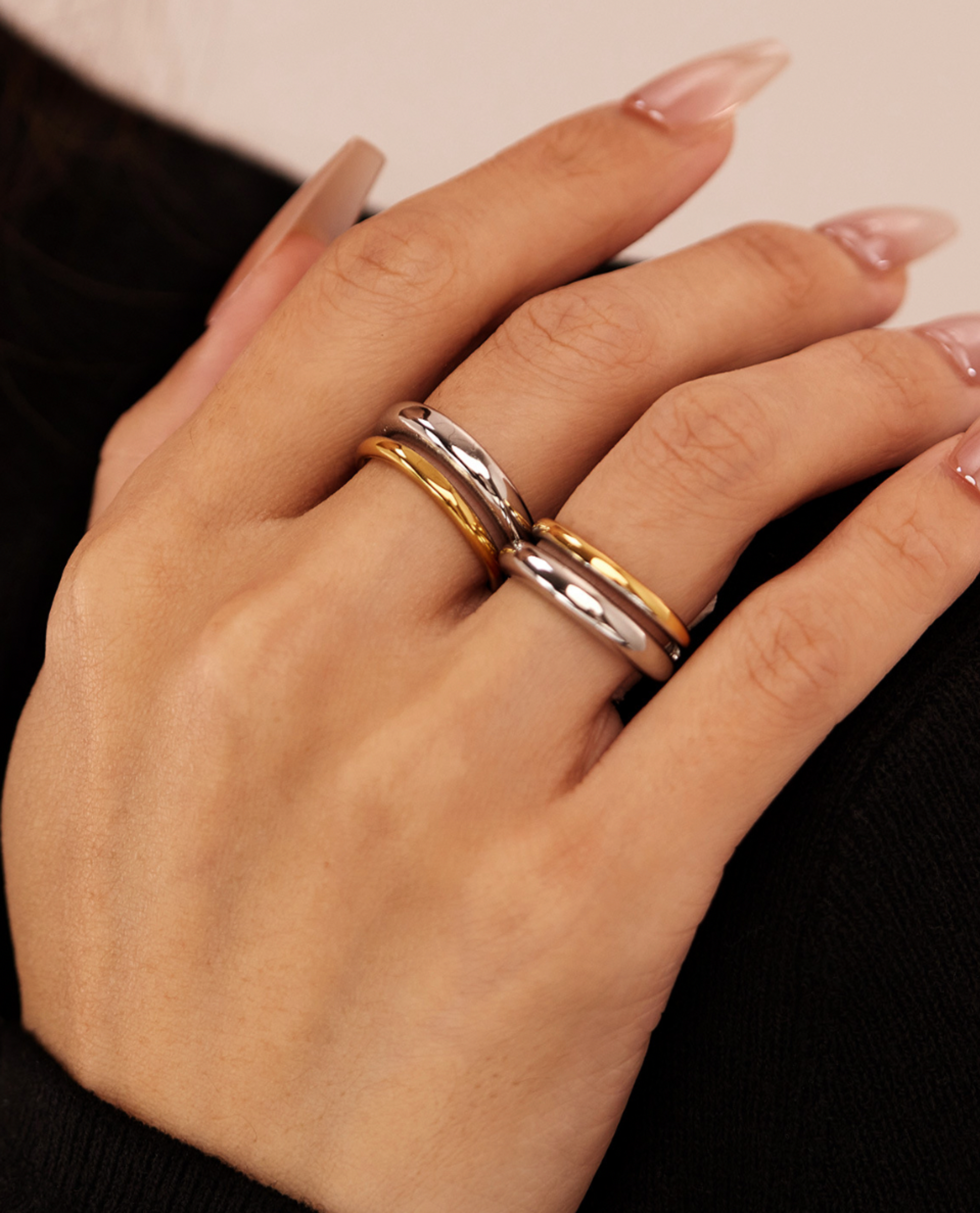 Lunare Ring - Forgyldt