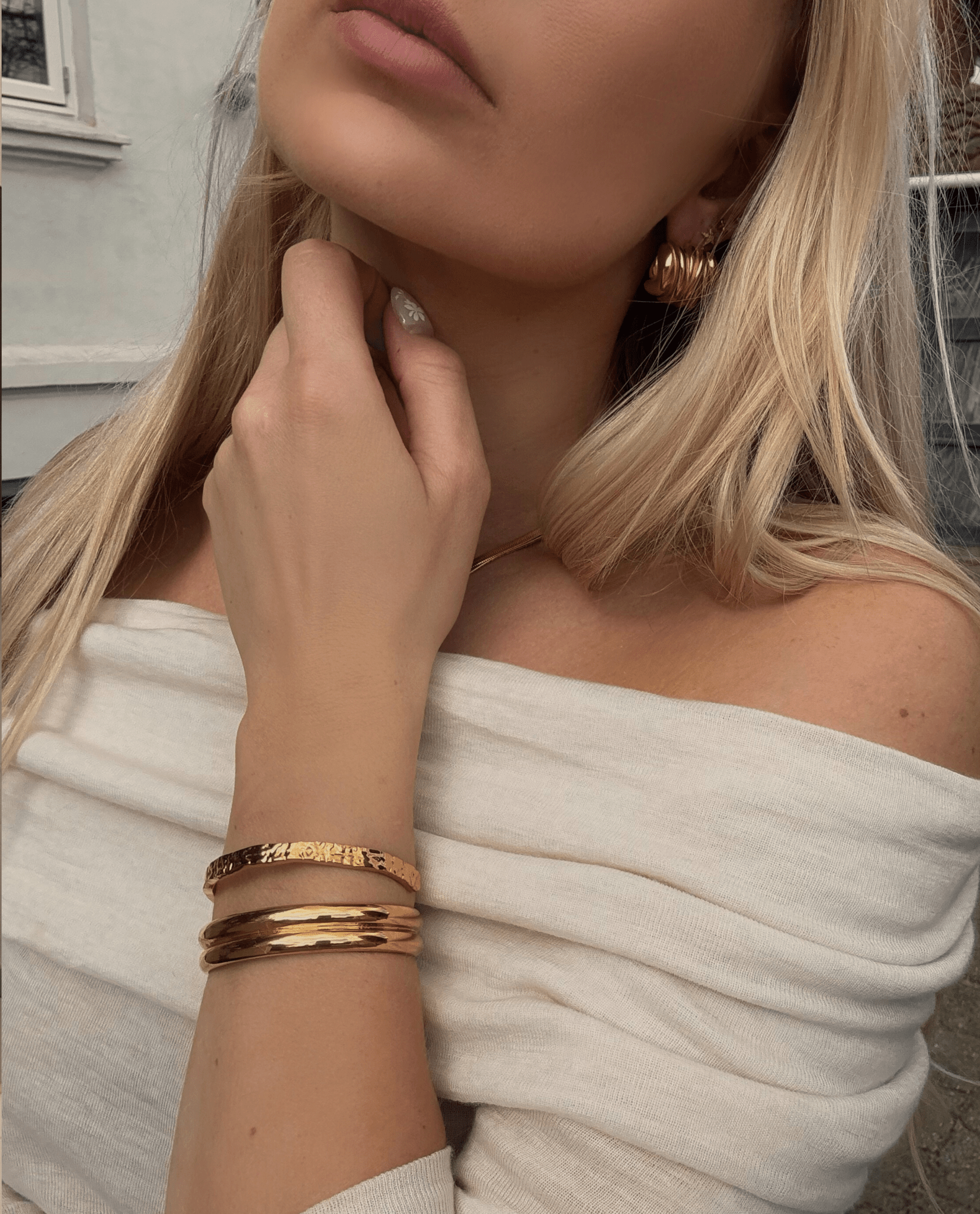 Aegis Bangle - Forgyldt - Khaai Studio
