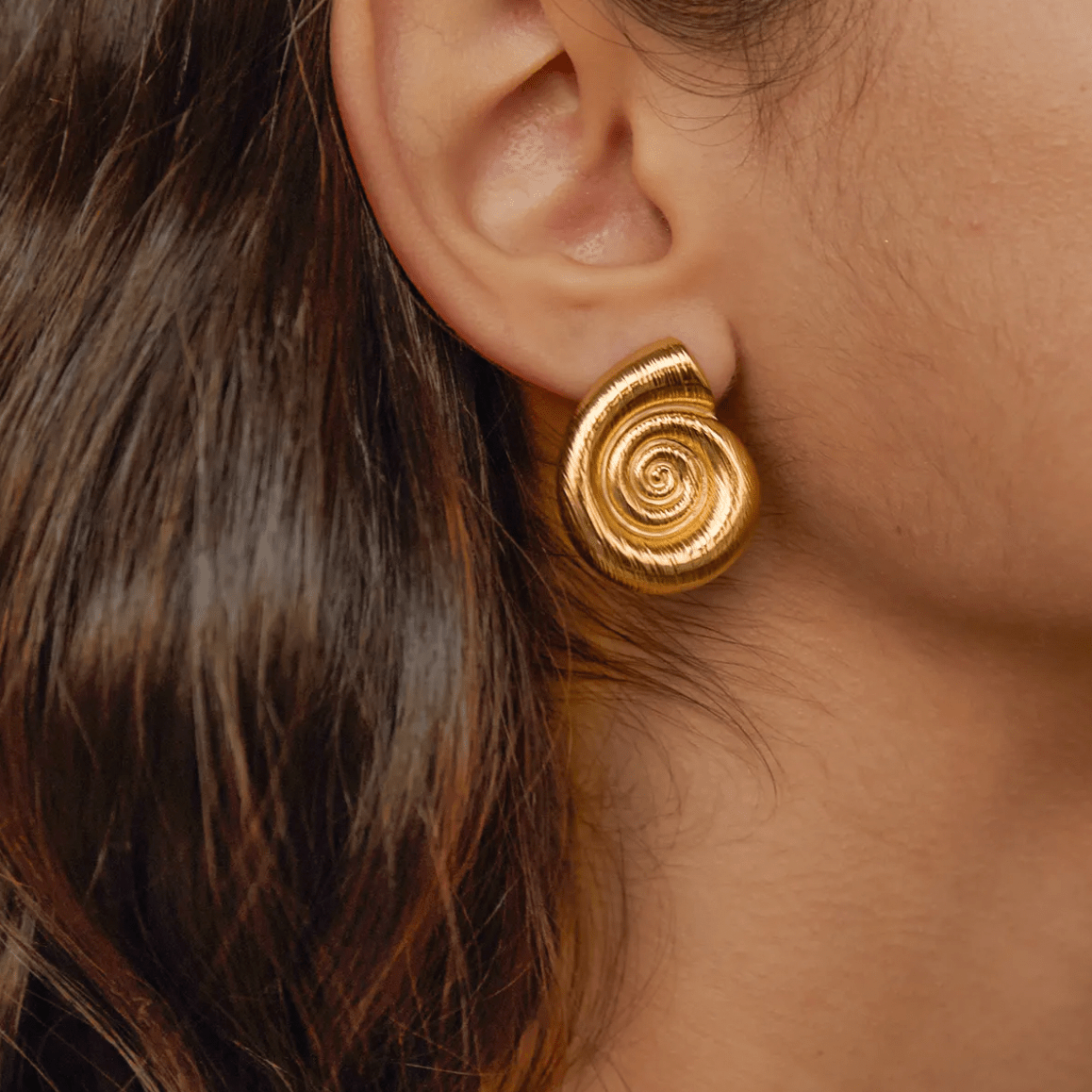 Cava Earrings - Forgyldt - Khaai Studio