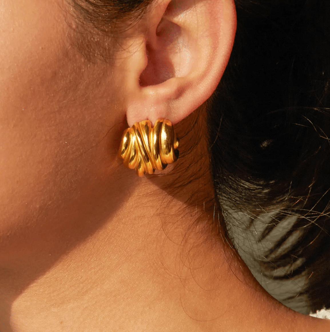 Coil Earrings - Forgyldt - Khaai Studio