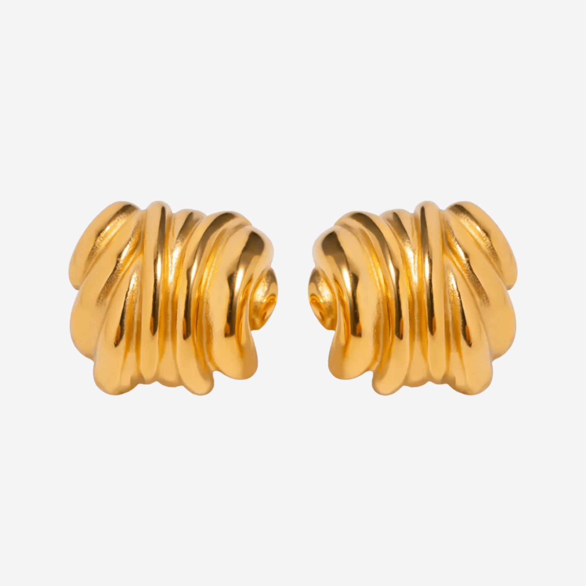Coil Earrings - Forgyldt - Khaai Studio