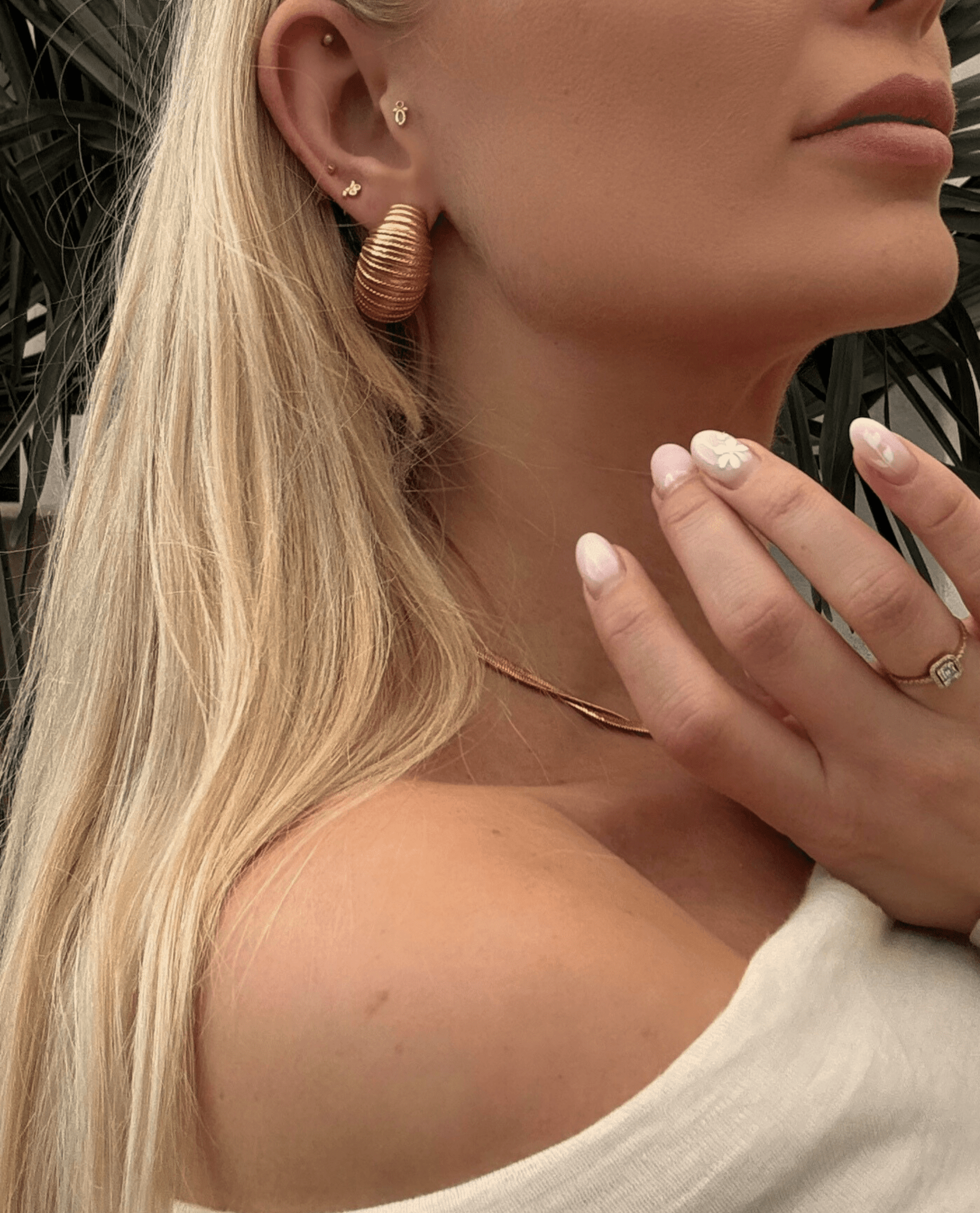 Croissant Earrings - Forgyldt - Khaai Studio