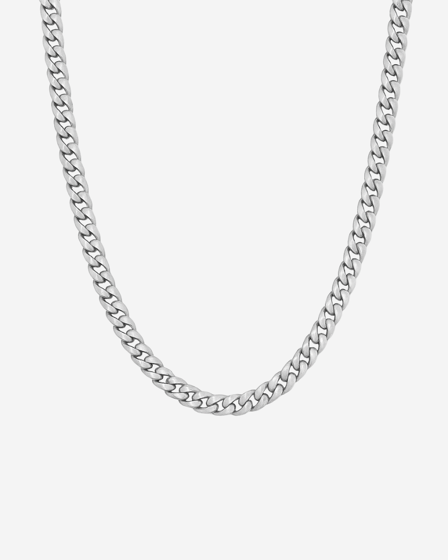 Curb Chain - Sølvfarvet