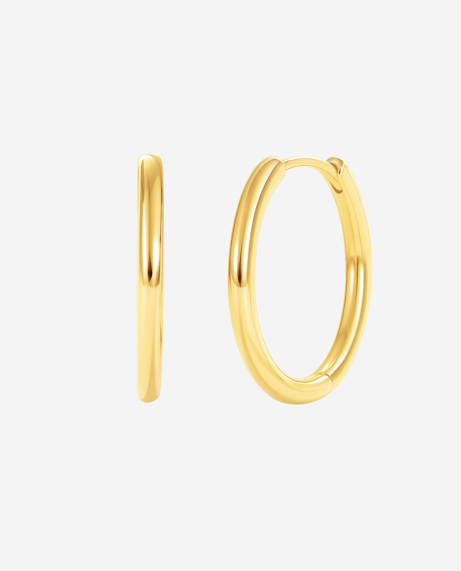 Essential Earrings L - Forgyldt
