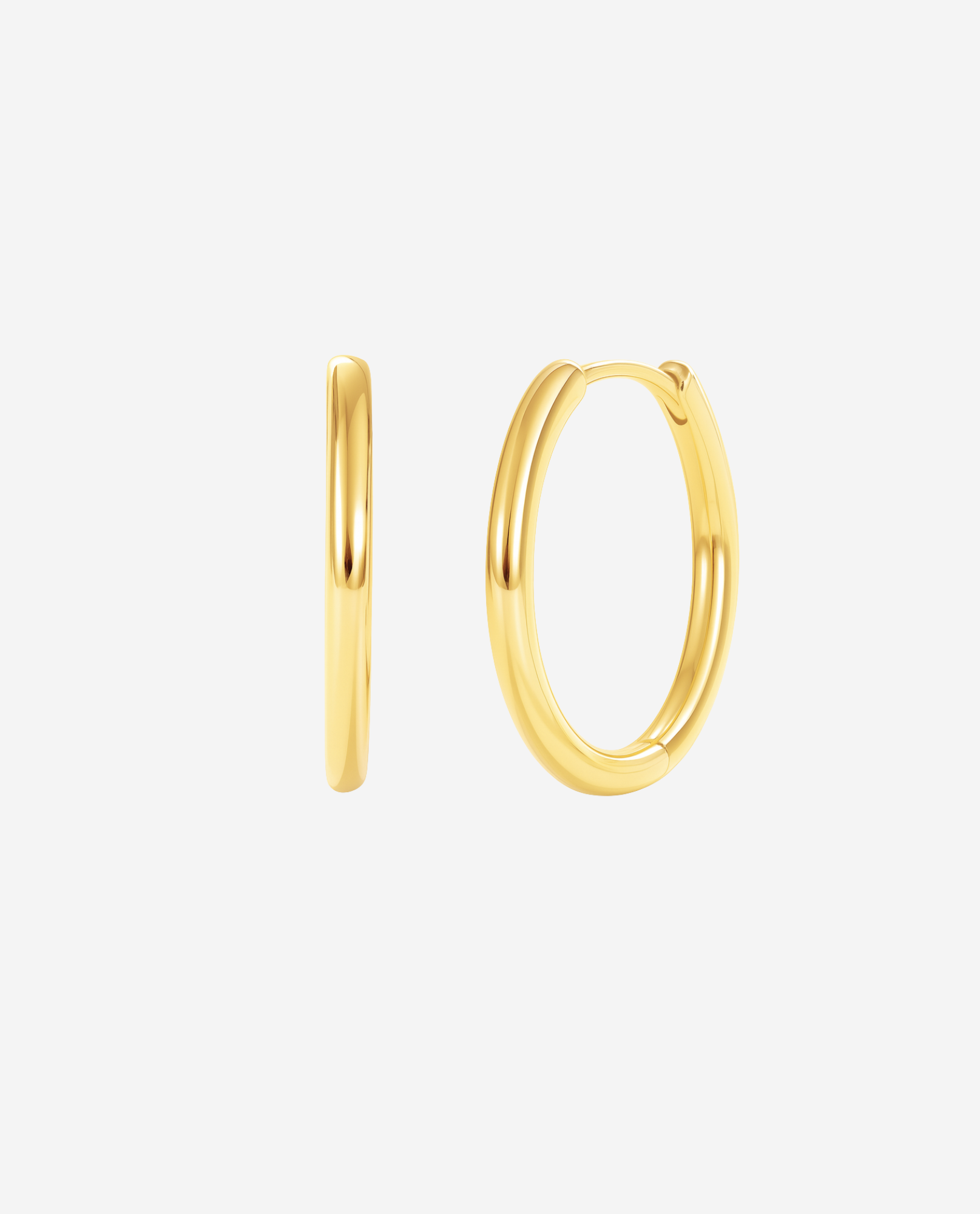Essential Earrings M - Forgyldt