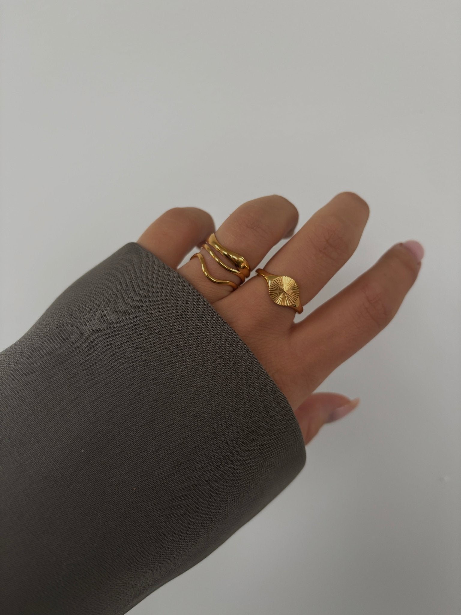 Flow Ring - Forgyldt - Khaai Studio