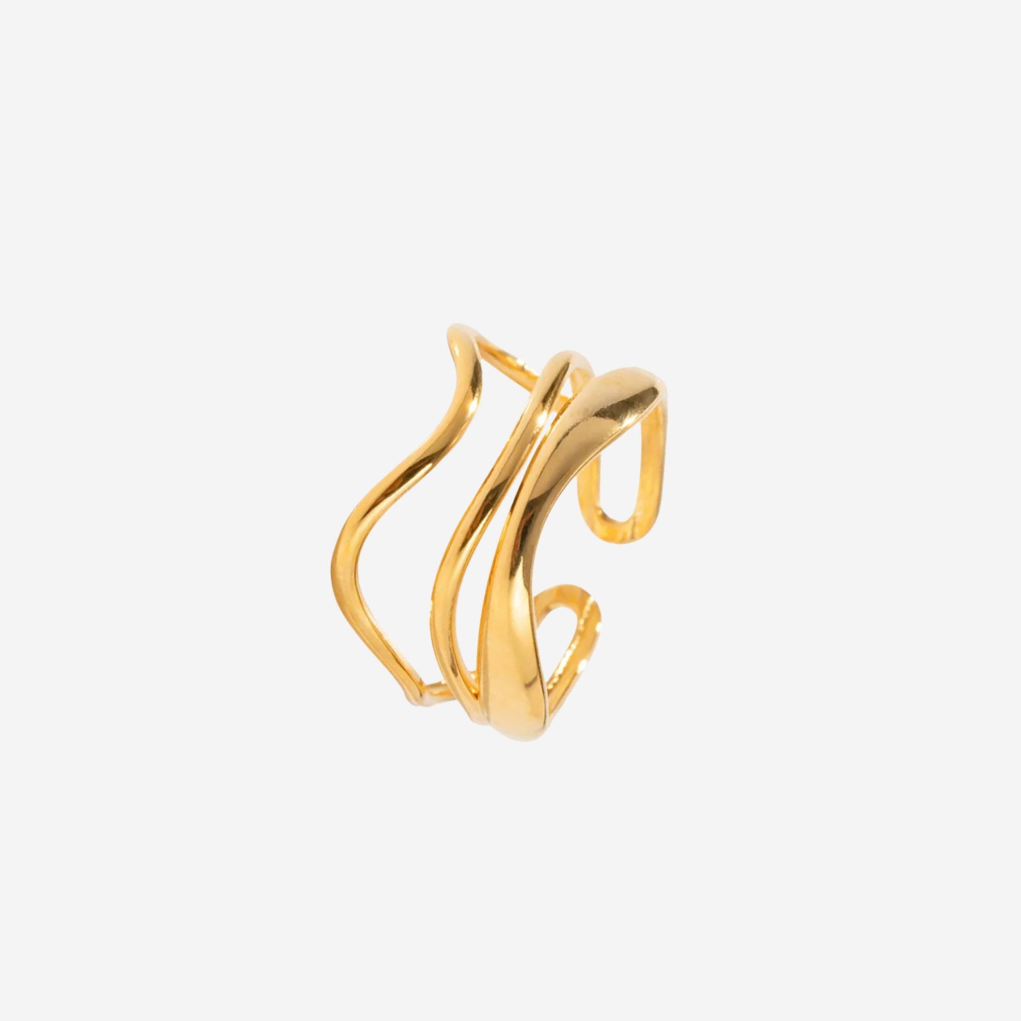 Flow Ring - Forgyldt - Khaai Studio