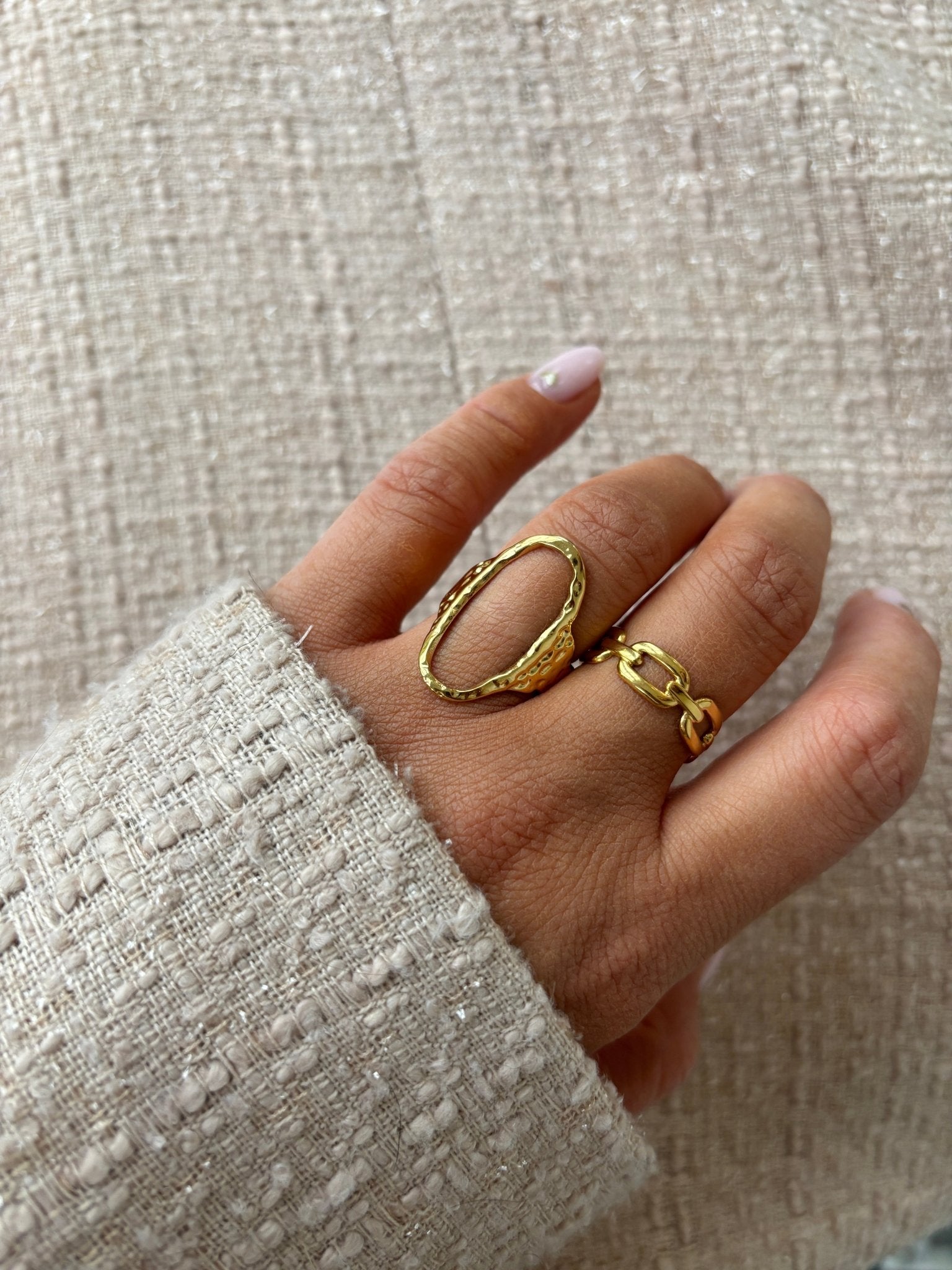 Link Ring - Forgyldt - Khaai Studio
