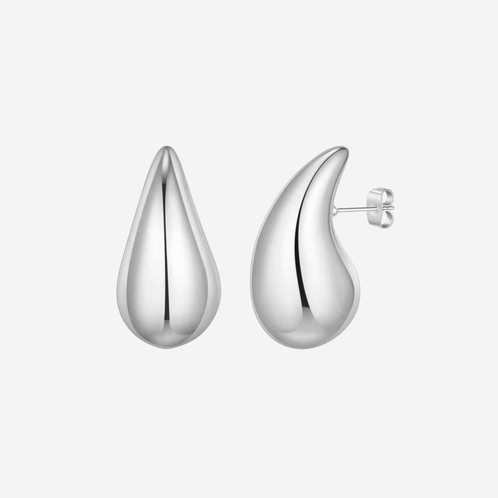 Luma Drop Earrings - Sølvfarvet - Khaai Studio