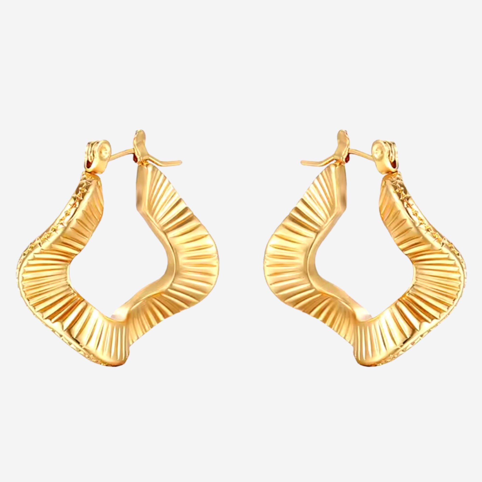 Mirage Earrings - Forgyldt - Khaai Studio