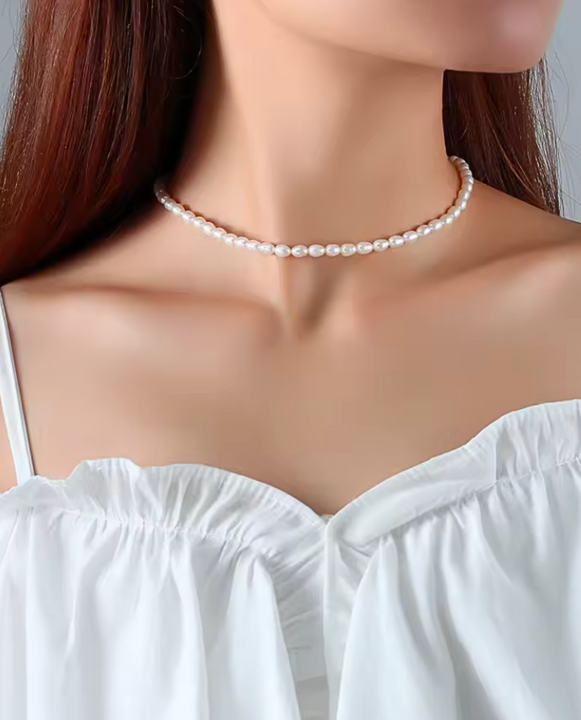 Pearl Necklace - Forgyldt