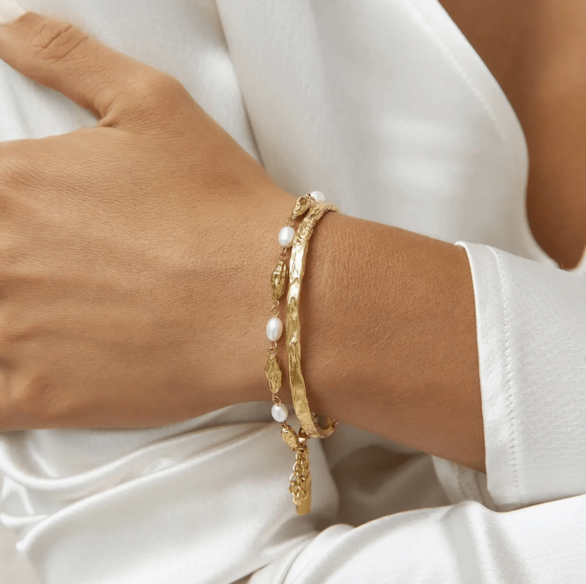 Ripple Bangle - Forgyldt - Khaai Studio