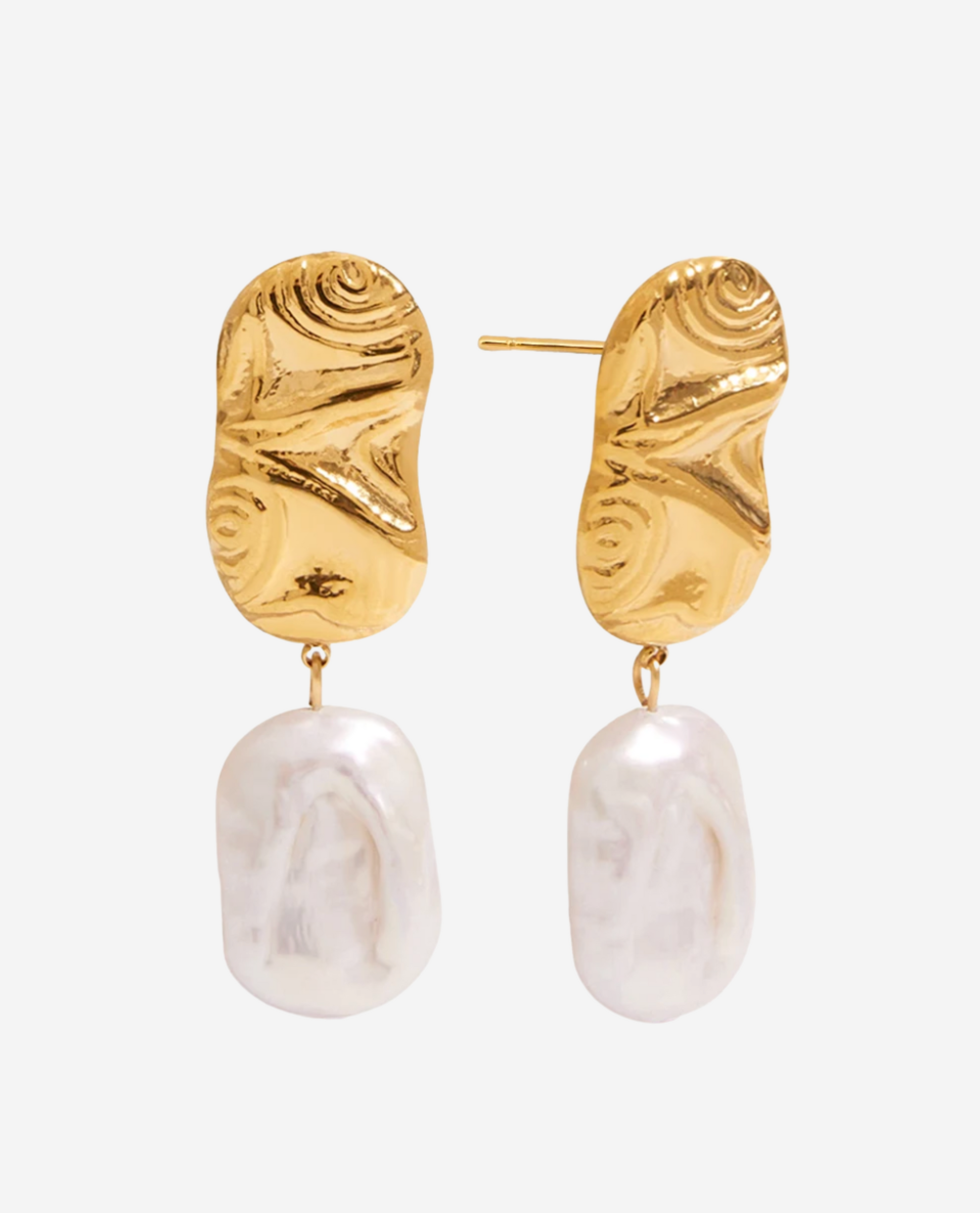 Seaside Earrings - Forgyldt