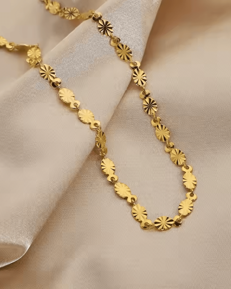 Soleil necklace - Forgyldt - Khaai Studio