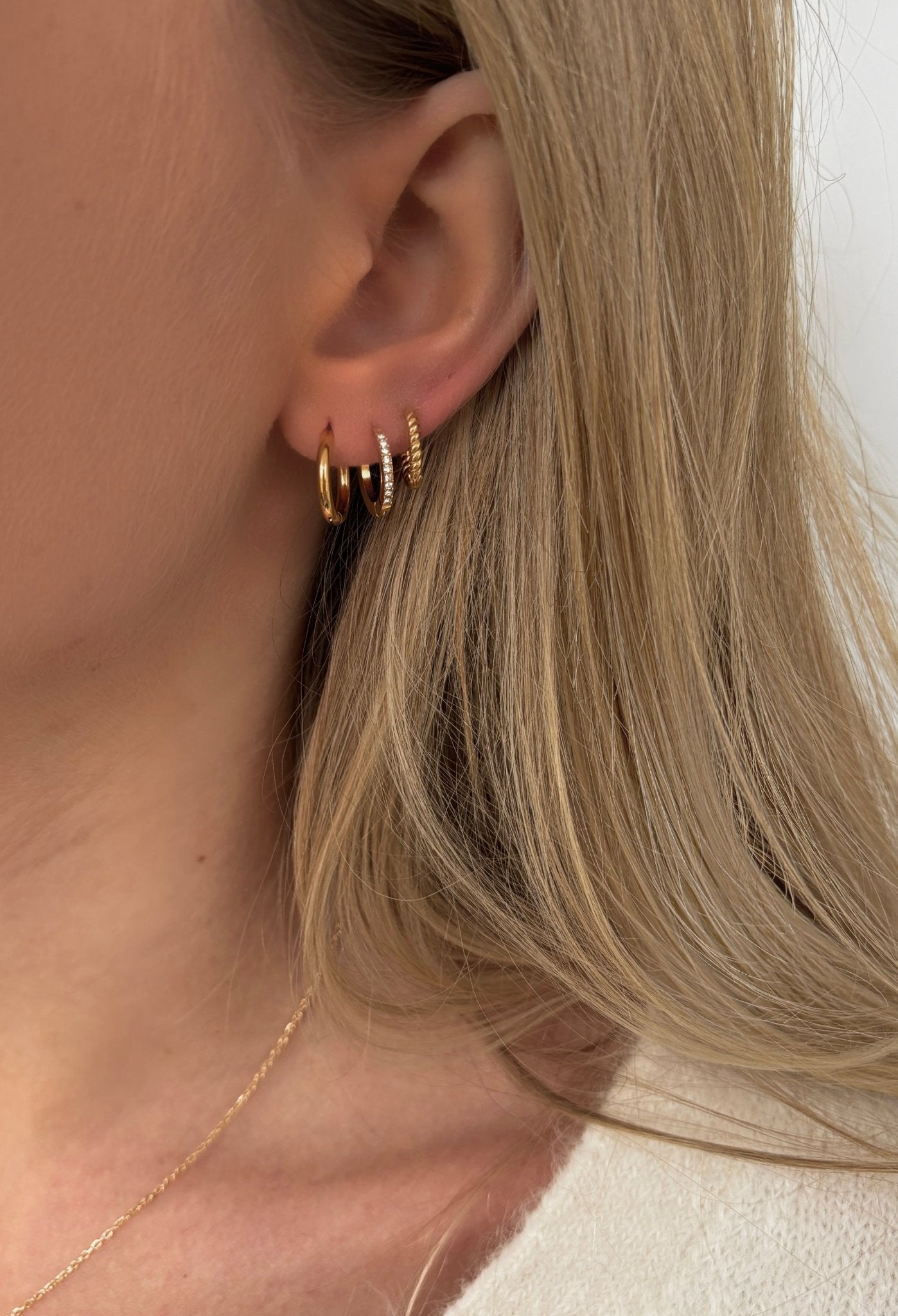 Stella Earrings - Forgyldt - Khaai Studio