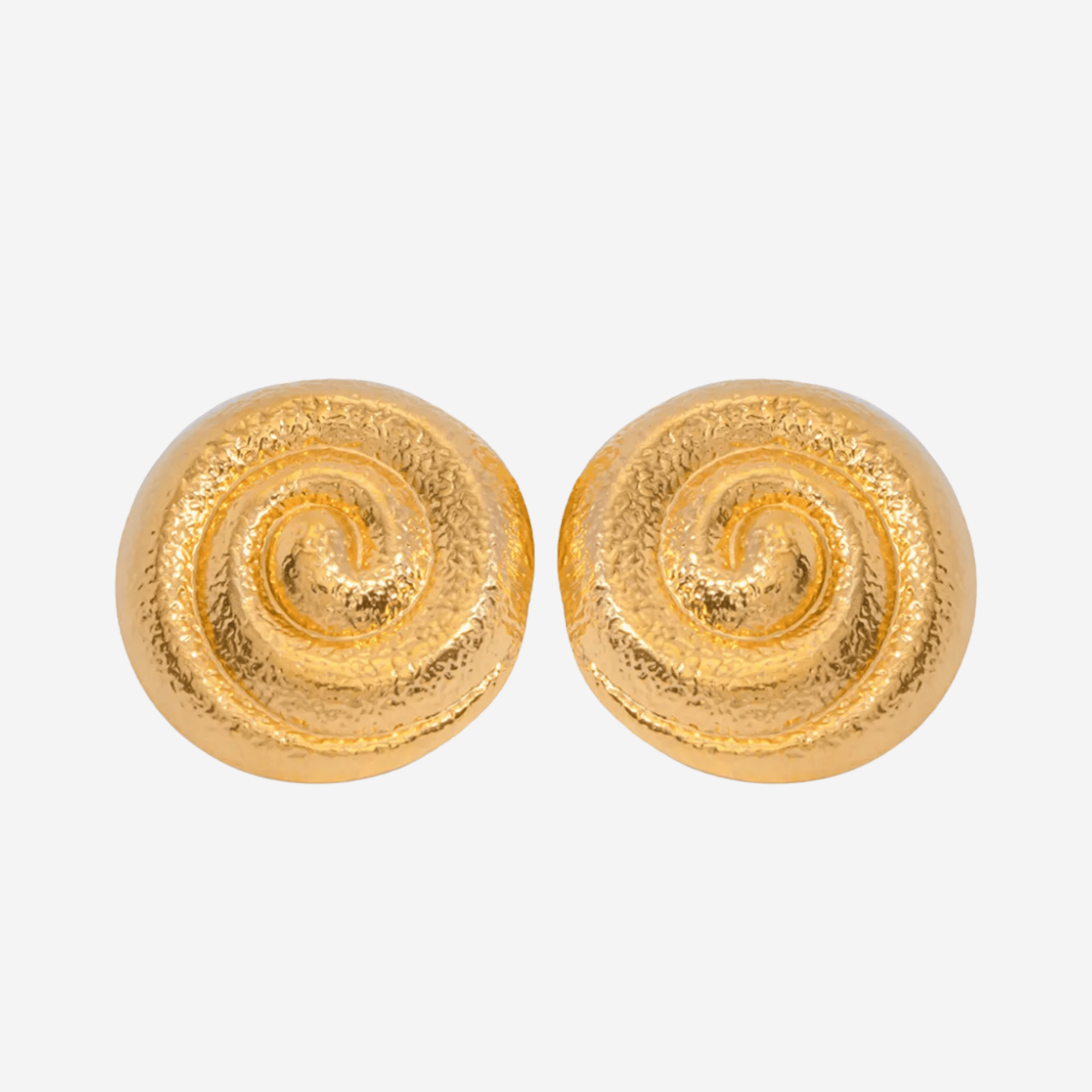 Swirl Earrings - Forgyldt - Khaai Studio