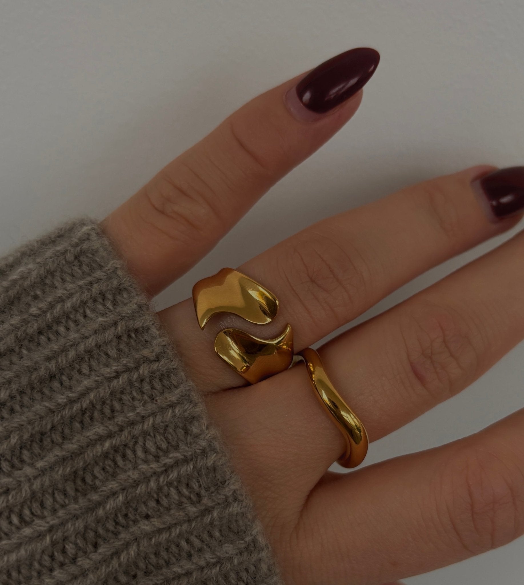 Tide Ring - Forgyldt - Khaai Studio