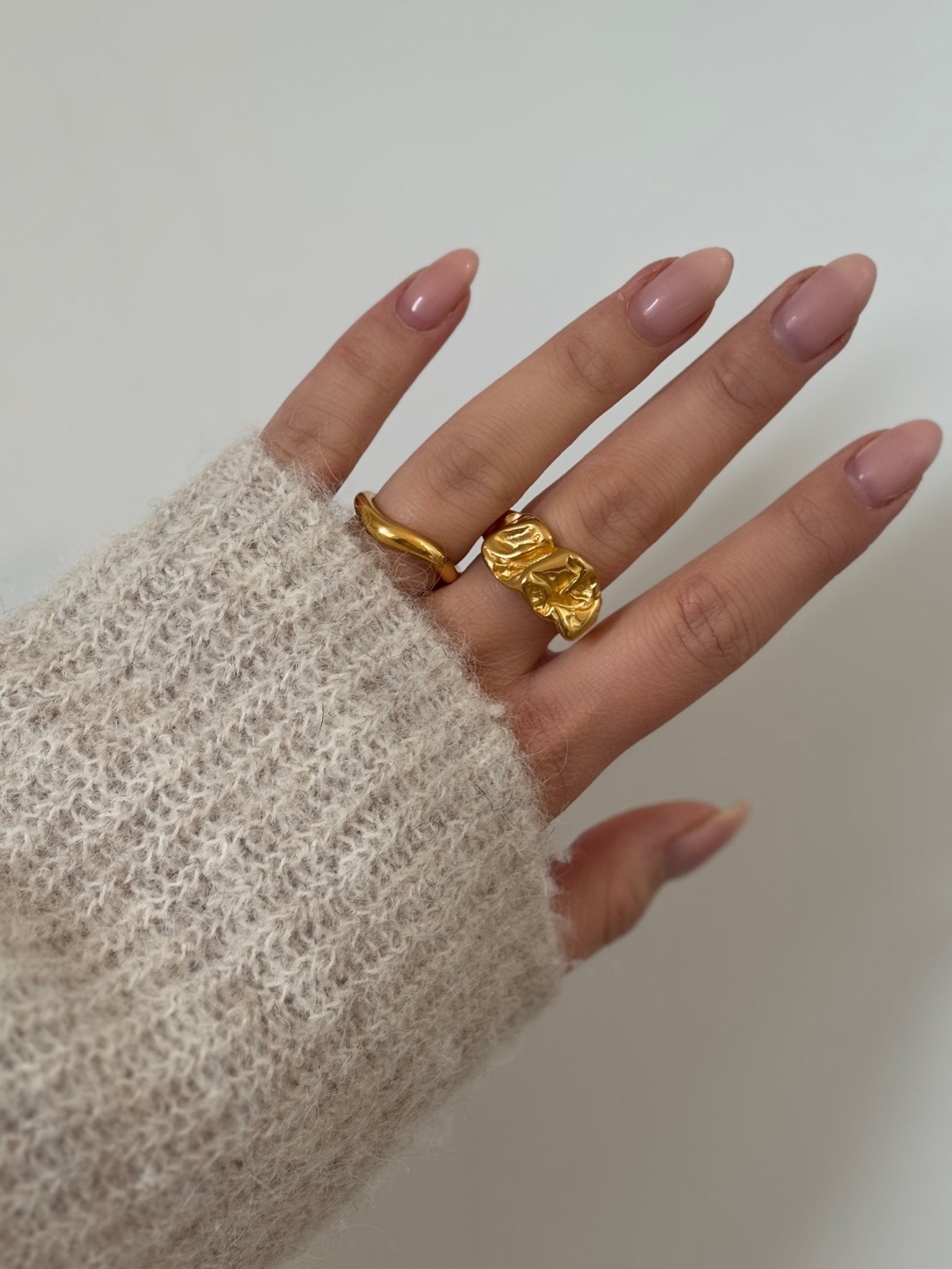 Tide Ring - Forgyldt - Khaai Studio