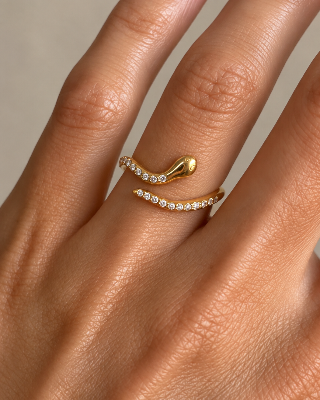 Boa Ring - Forgyldt
