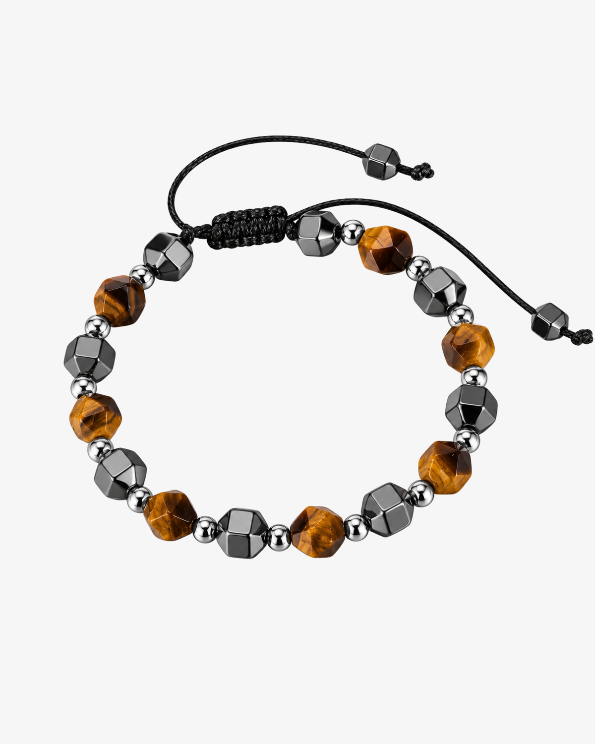 Kane Bracelet - Sølvfarvet/brunt