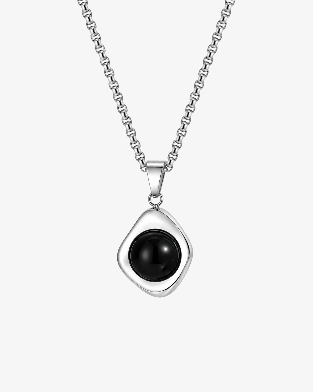 Cosmo Necklace - Sølvfarvet/sort