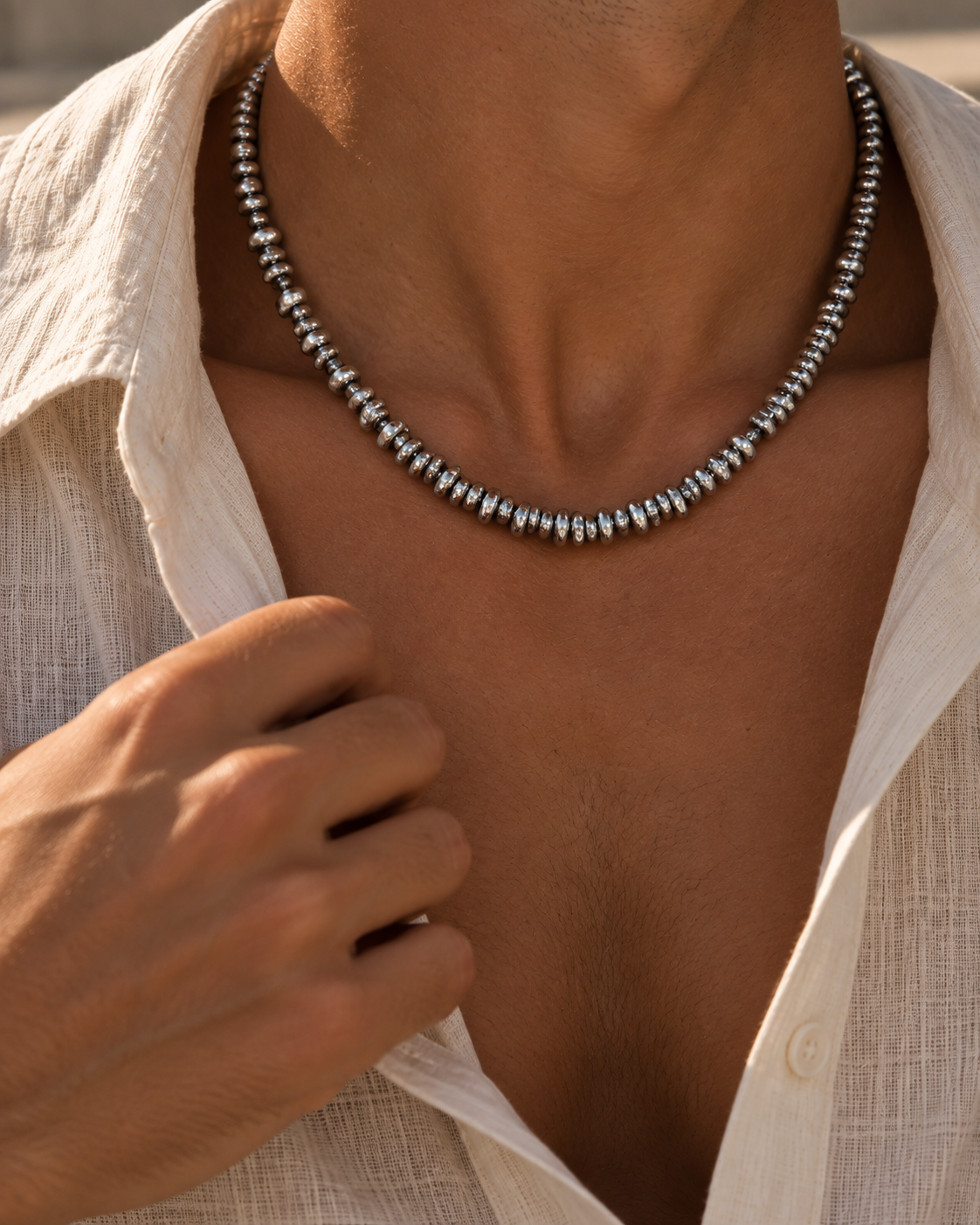 Jax Necklace - Sølvfarvet