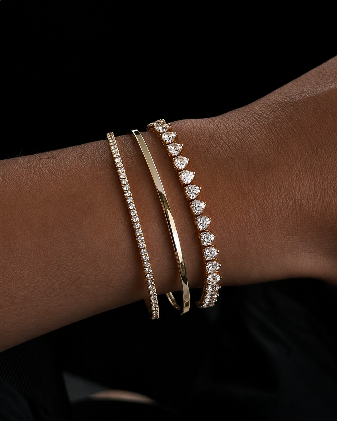Alhena Bangle - Forgyldt