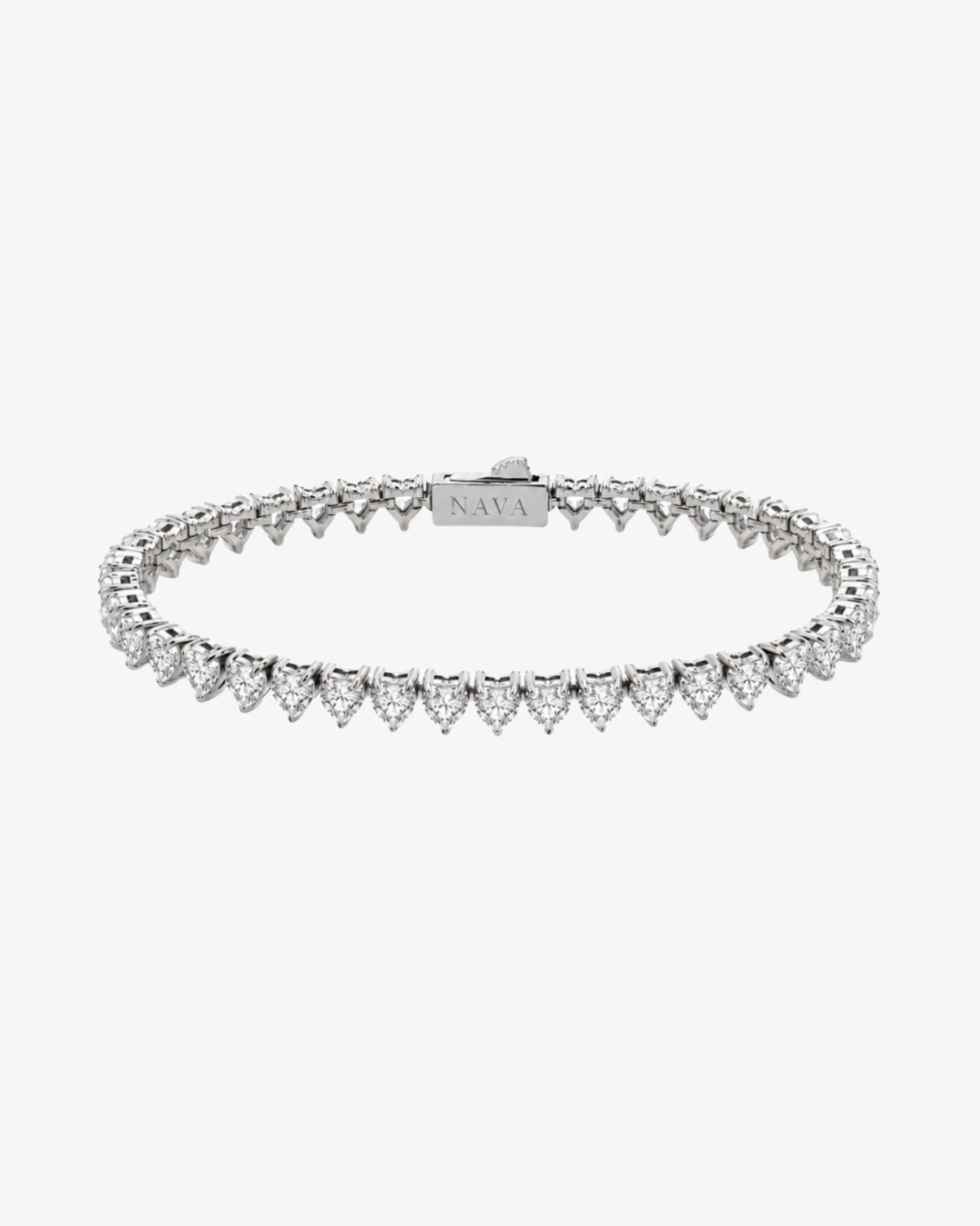 Lova Tennis Bracelet - Forsølvet