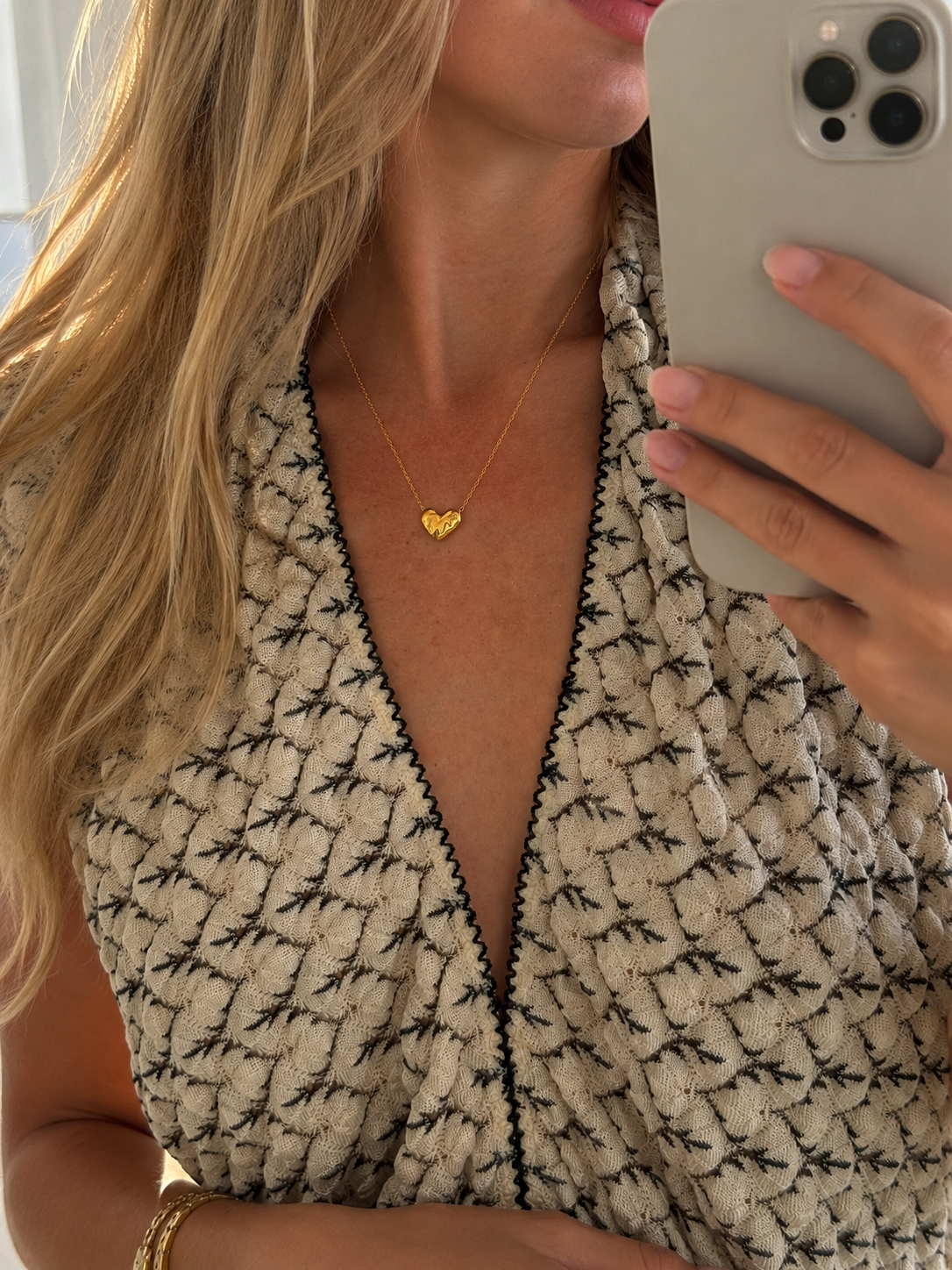 Love Necklace - Forgyldt