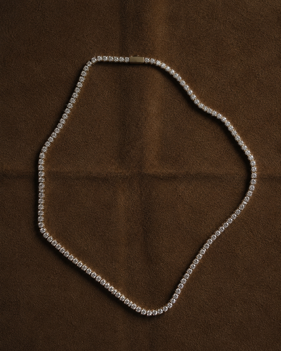 Oraya Tennis Necklace 2,5mm - Forgyldt