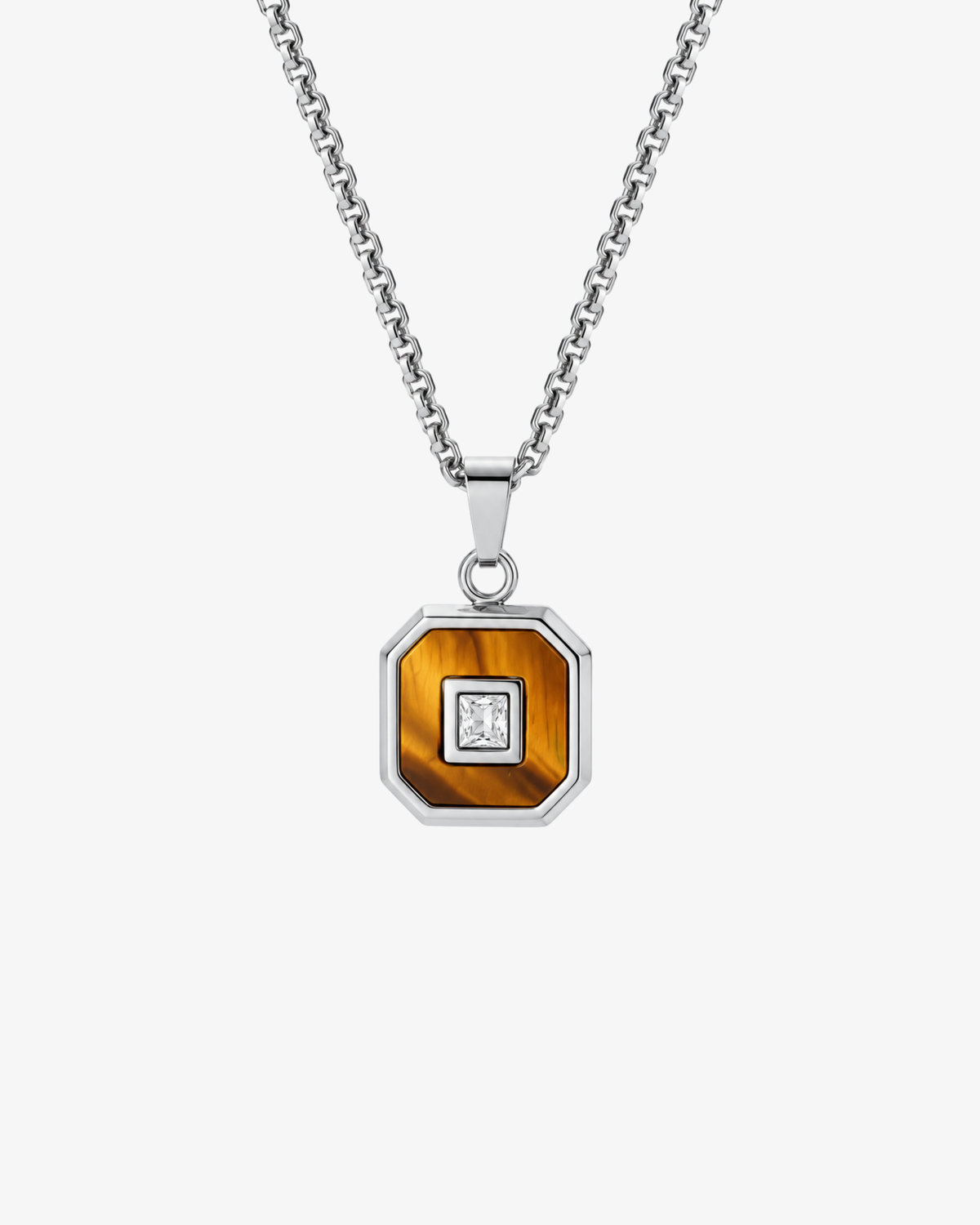 Romeo Necklace - Sølvfarvet/gul