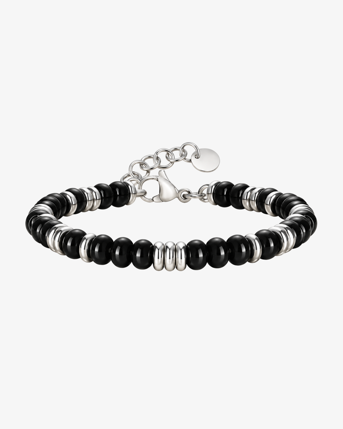 Santos Bracelet - Sølvfarvet/sort