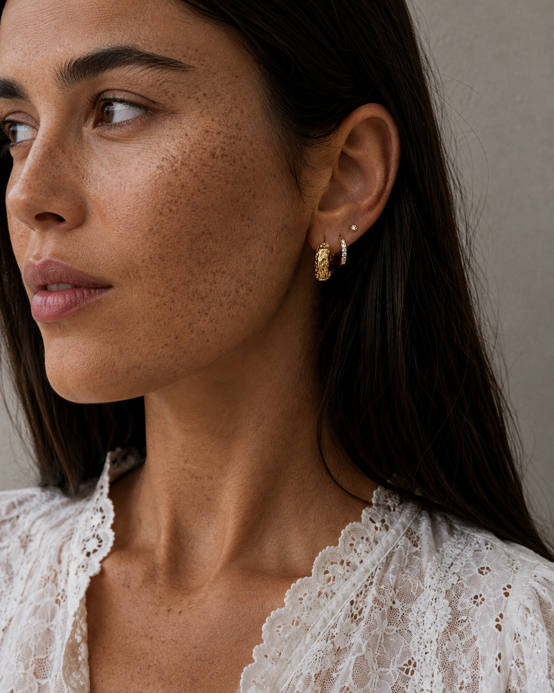 Sera Earrings - Forgyldt