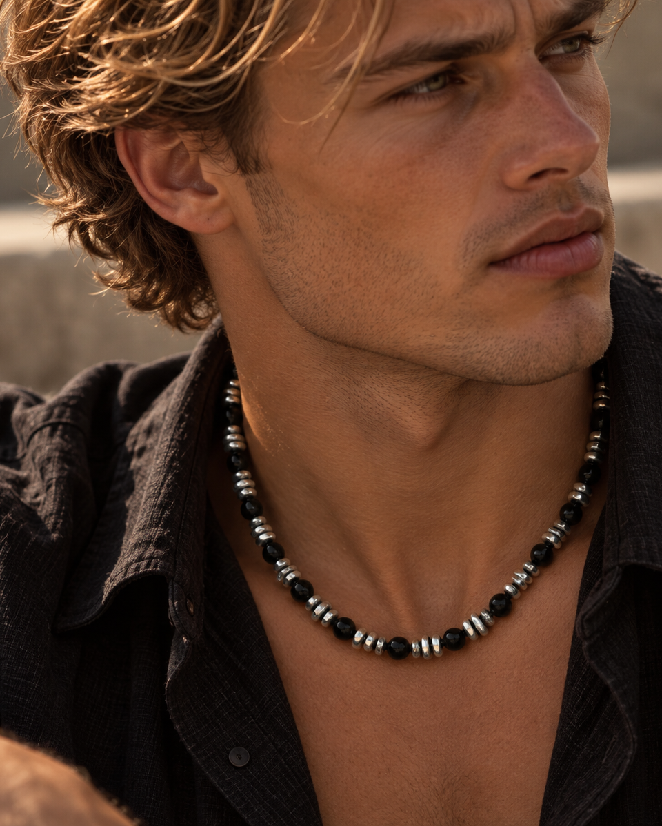Axel Necklace - Sølvfarvet
