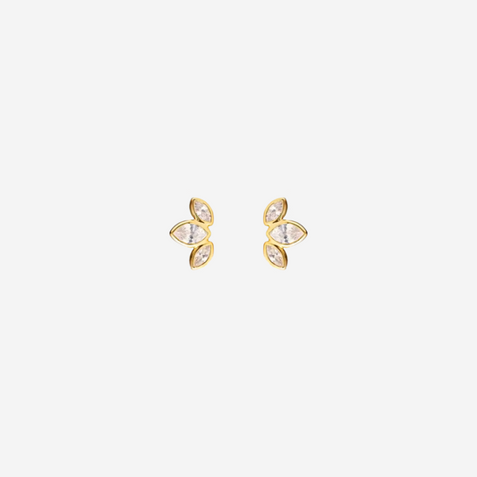 Ayah Earrings - Forgyldt