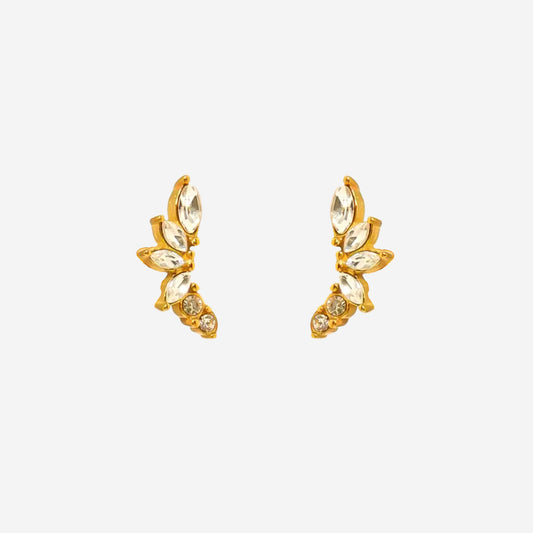 Bloom Earrings - Forgyldt - Khaai Studio