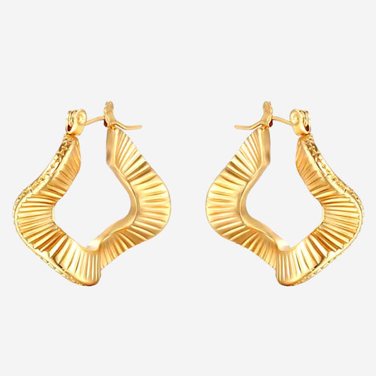 Mirage Earrings - Forgyldt - Khaai Studio