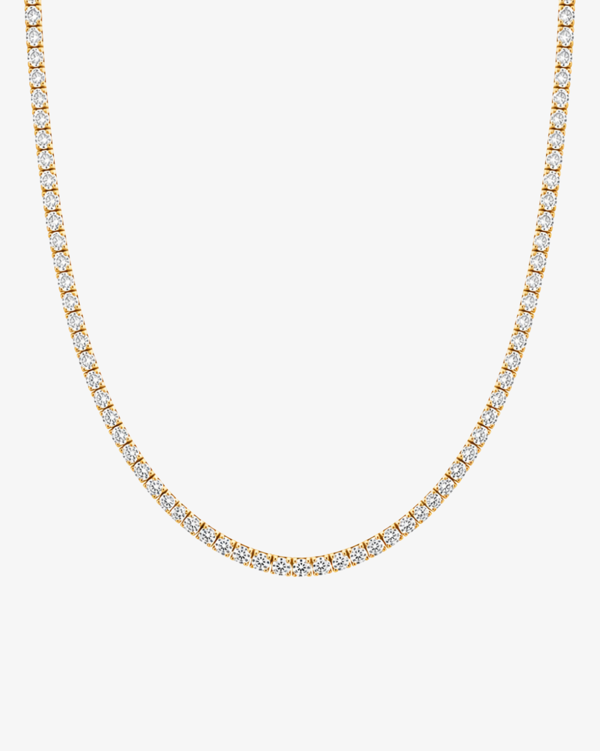 Oraya Tennis Necklace 2,5mm - Forgyldt