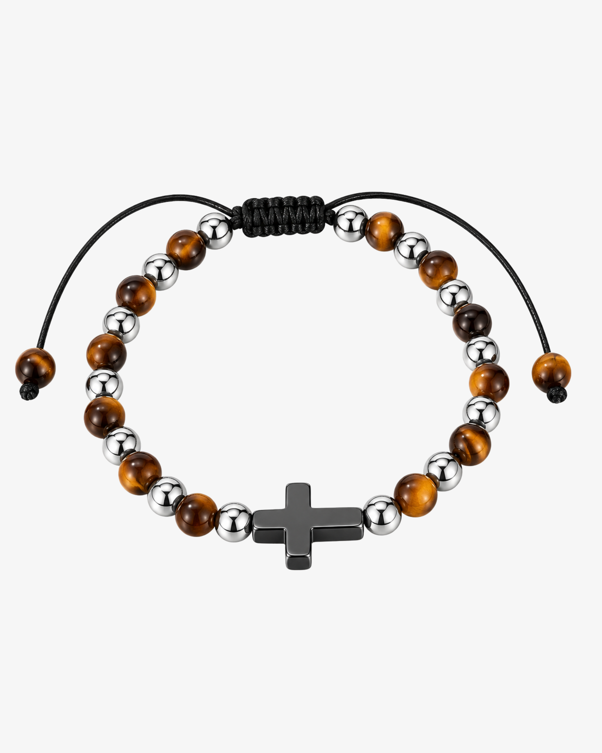 Saint Bracelet - Sølvfarvet/brunt